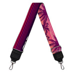 Sunset Palm Tree Pattern Print Bag Strap