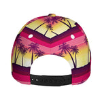 Sunset Palm Tree Pattern Print Baseball Cap