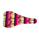 Sunset Palm Tree Pattern Print Bicycle Seat Cover