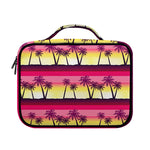 Sunset Palm Tree Pattern Print Briefcase Bible Bag