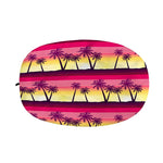 Sunset Palm Tree Pattern Print Car Side Mirror Covers