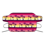 Sunset Palm Tree Pattern Print Car Windshield Snow Cover