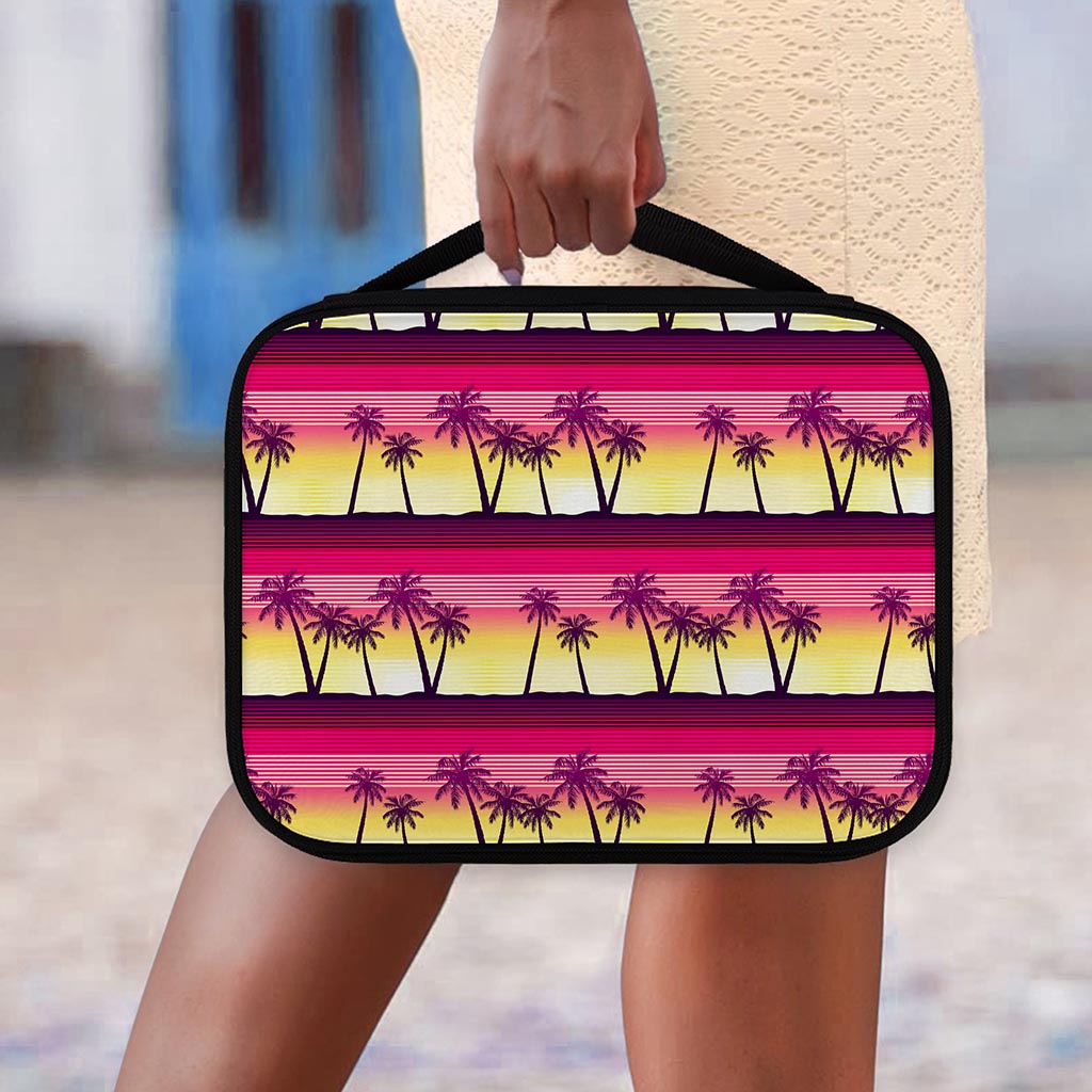 Sunset Palm Tree Pattern Print Classic Bible Case