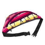 Sunset Palm Tree Pattern Print Fanny Pack