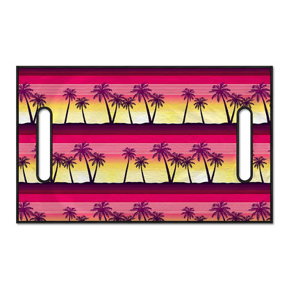 Sunset Palm Tree Pattern Print Golf Cart Seat Cover