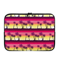Sunset Palm Tree Pattern Print Laptop Sleeve