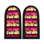 Sunset Palm Tree Pattern Print Skillet Handle Cover
