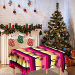 Sunset Palm Tree Pattern Print Tablecloth