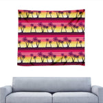 Sunset Palm Tree Pattern Print Tapestry