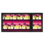 Sunset Palm Tree Pattern Print Trifold Wallet