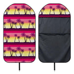 Sunset Palm Tree Pattern Print Waterproof Car Seat Cover