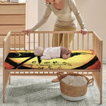Sunset Samurai Warrior Print Baby Crib Sheet
