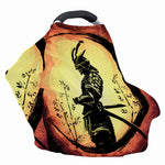 Sunset Samurai Warrior Print Baby Seat Cover