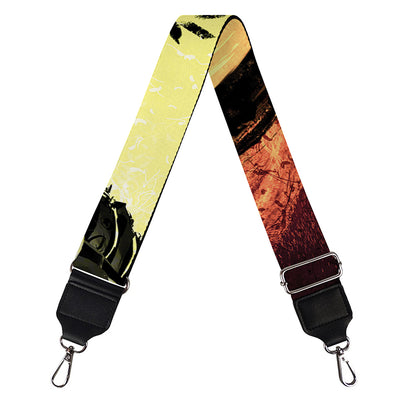 Sunset Samurai Warrior Print Bag Strap