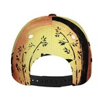 Sunset Samurai Warrior Print Baseball Cap