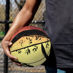 Sunset Samurai Warrior Print Basketball