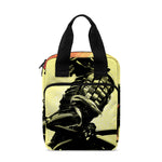 Sunset Samurai Warrior Print Bible Tote Bag
