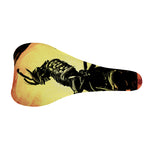 Sunset Samurai Warrior Print Bicycle Seat Cover