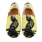 Sunset Samurai Warrior Print Casual Shoes