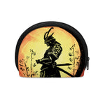 Sunset Samurai Warrior Print Coin Purse