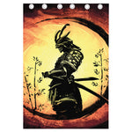 Sunset Samurai Warrior Print Curtain