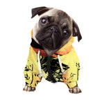Sunset Samurai Warrior Print Dog Zip Up Hoodie