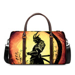 Sunset Samurai Warrior Print Duffle Bag