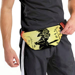 Sunset Samurai Warrior Print Fanny Pack