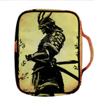 Sunset Samurai Warrior Print Front Pocket Bible Bag