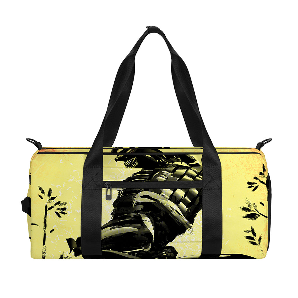 Sunset Samurai Warrior Print Gym Bag