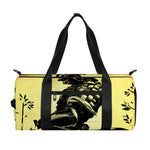 Sunset Samurai Warrior Print Gym Bag