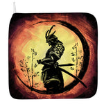 Sunset Samurai Warrior Print Hand Towel