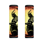 Sunset Samurai Warrior Print Handle Covers
