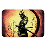 Sunset Samurai Warrior Print Indoor Door Mat