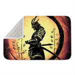 Sunset Samurai Warrior Print Indoor Door Mat