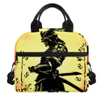 Sunset Samurai Warrior Print Insulated Lunch Bag