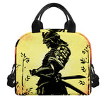 Sunset Samurai Warrior Print Insulated Lunch Bag