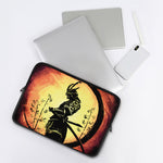 Sunset Samurai Warrior Print Laptop Sleeve