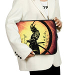Sunset Samurai Warrior Print Laptop Sleeve