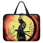 Sunset Samurai Warrior Print Laptop Sleeve With Handle