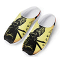 Sunset Samurai Warrior Print Mesh Casual Shoes