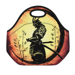 Sunset Samurai Warrior Print Neoprene Lunch Bag