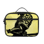 Sunset Samurai Warrior Print Portable Lunch Bag