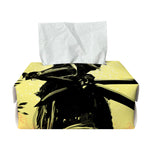 Sunset Samurai Warrior Print Rectangle Tissue Box Cover