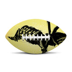 Sunset Samurai Warrior Print Rugby Ball