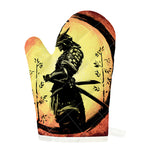 Sunset Samurai Warrior Print Single Oven Mitt