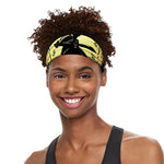 Sunset Samurai Warrior Print Sports Headband