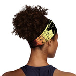 Sunset Samurai Warrior Print Sports Headband