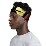 Sunset Samurai Warrior Print Sports Headband