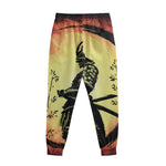 Sunset Samurai Warrior Print Sweatpants